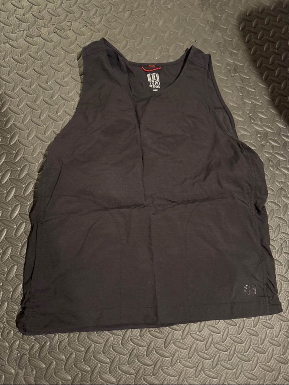 Topo Designs Black Athletic Tank Top